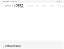 Tablet Screenshot of loers-erdbau.de